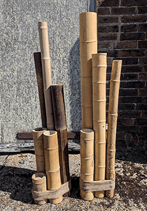 Bamboo event decoration