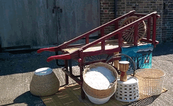 rustic cart event hire