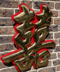 Chinese Event Decoration Double Happiness Sign