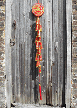 Hanging Firecracker decoration Hire