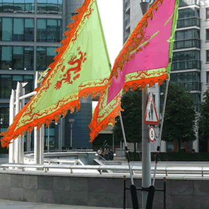 Chinese Parade Flags